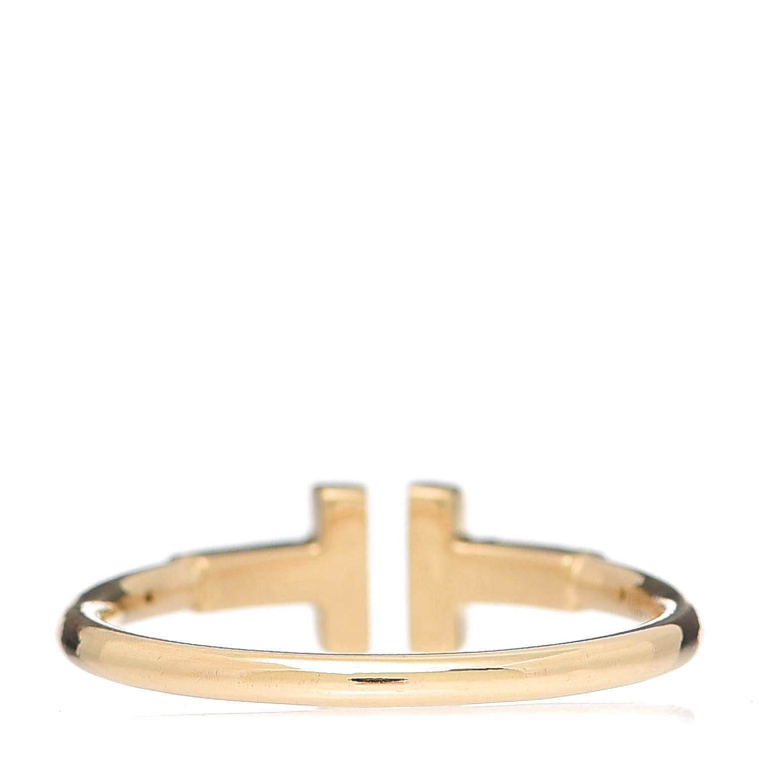 Tiffany 18K Yellow Gold T Wire Ring 57 8 3 of 5