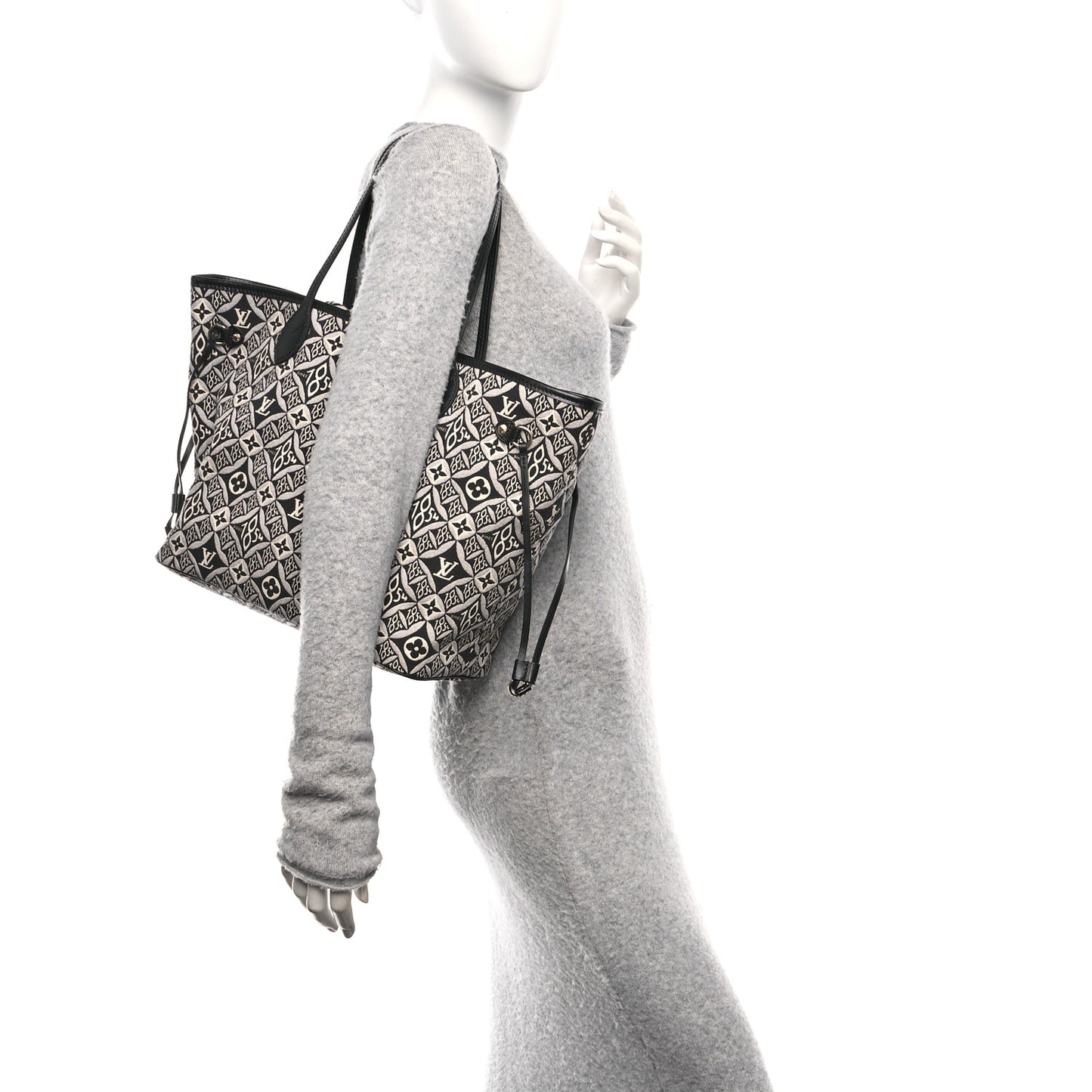 Jacquard Since 1854 Neverfull MM Grey