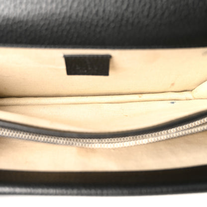 Gucci Pebbled Calfskin Small Dionysus Shoulder Bag Black 4 of 12