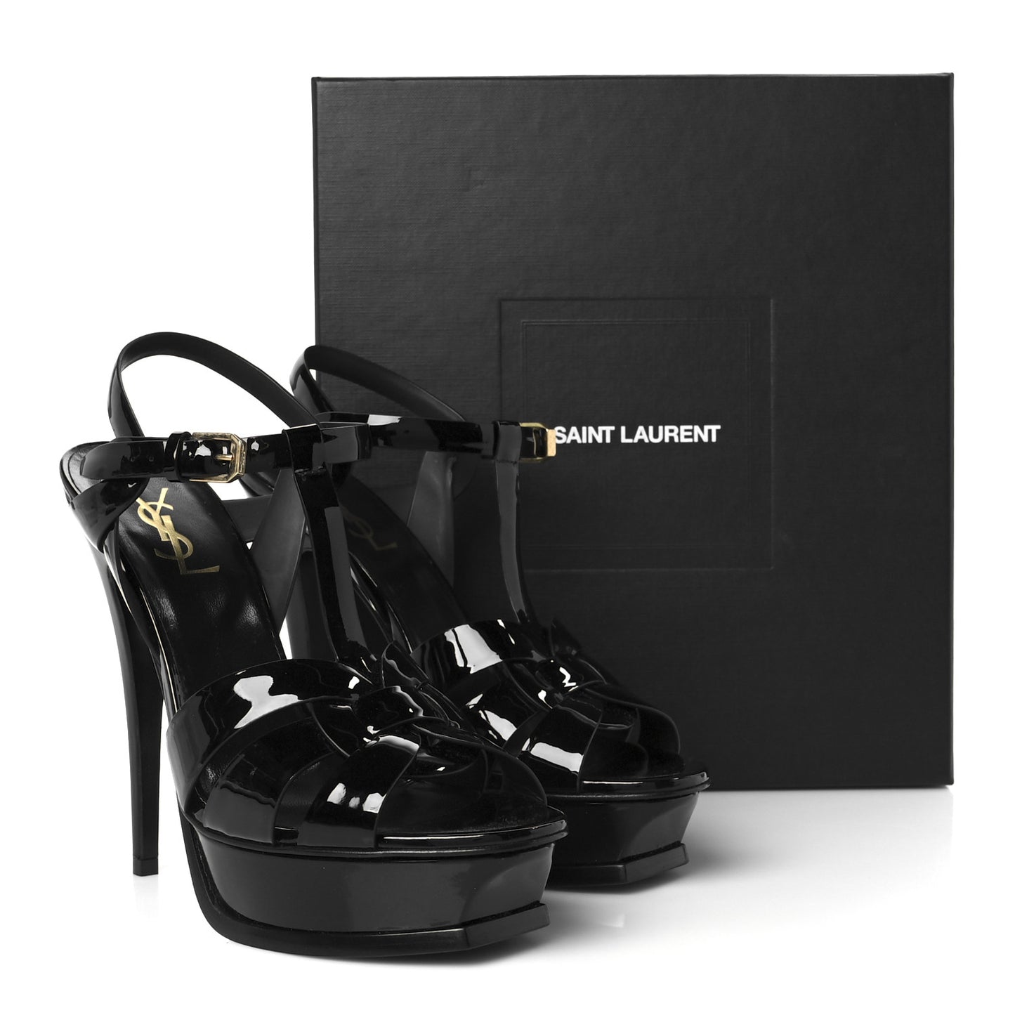 Patent Tribute 105 Platform Sandals 39 Black