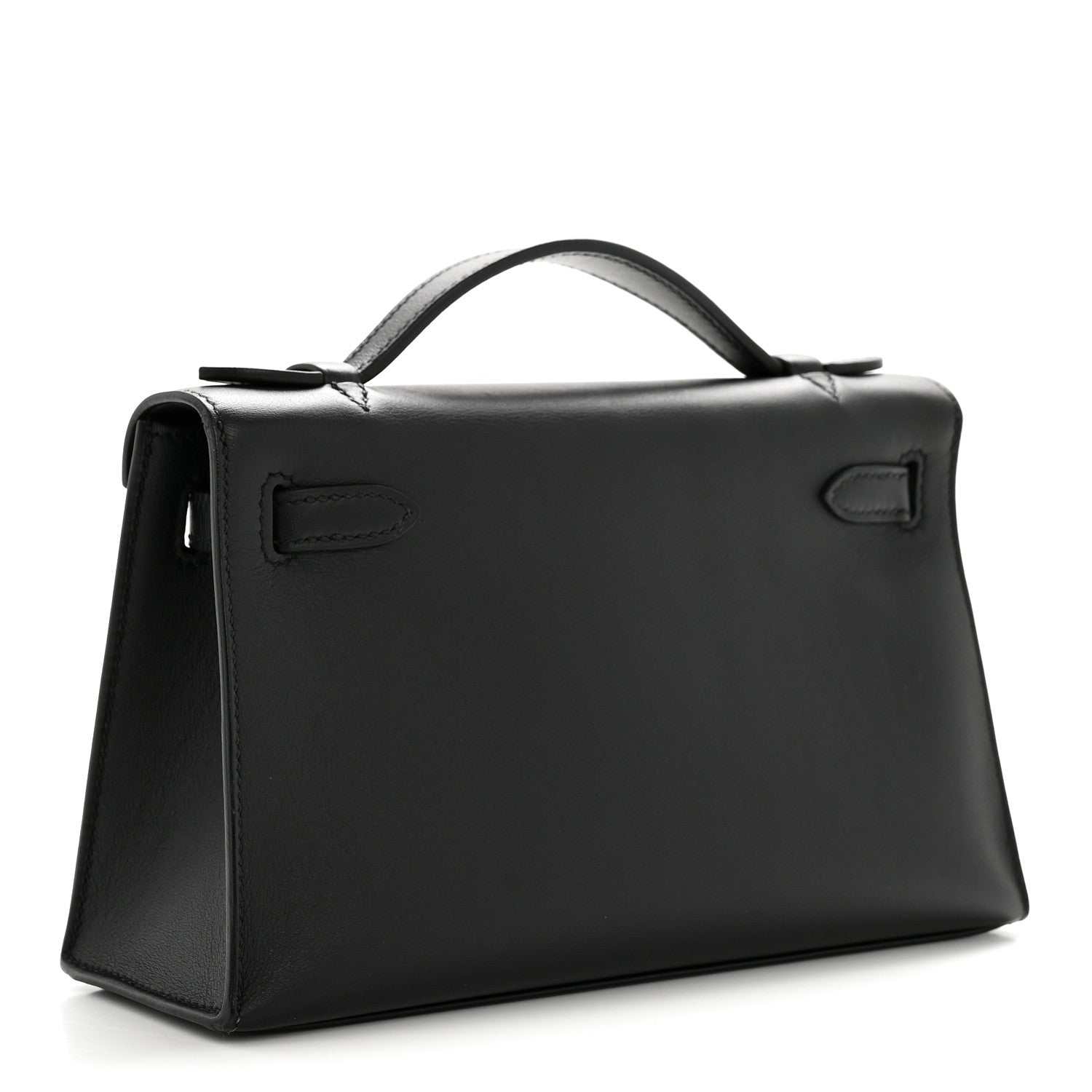 Hermes Swift Kelly Pochette Clutch Black 3 of 13