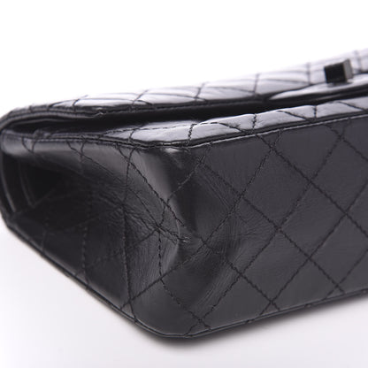 Chanel Aged Calfskin Quilted 2.55 Reissue 225 Flap So Black 7 of 10