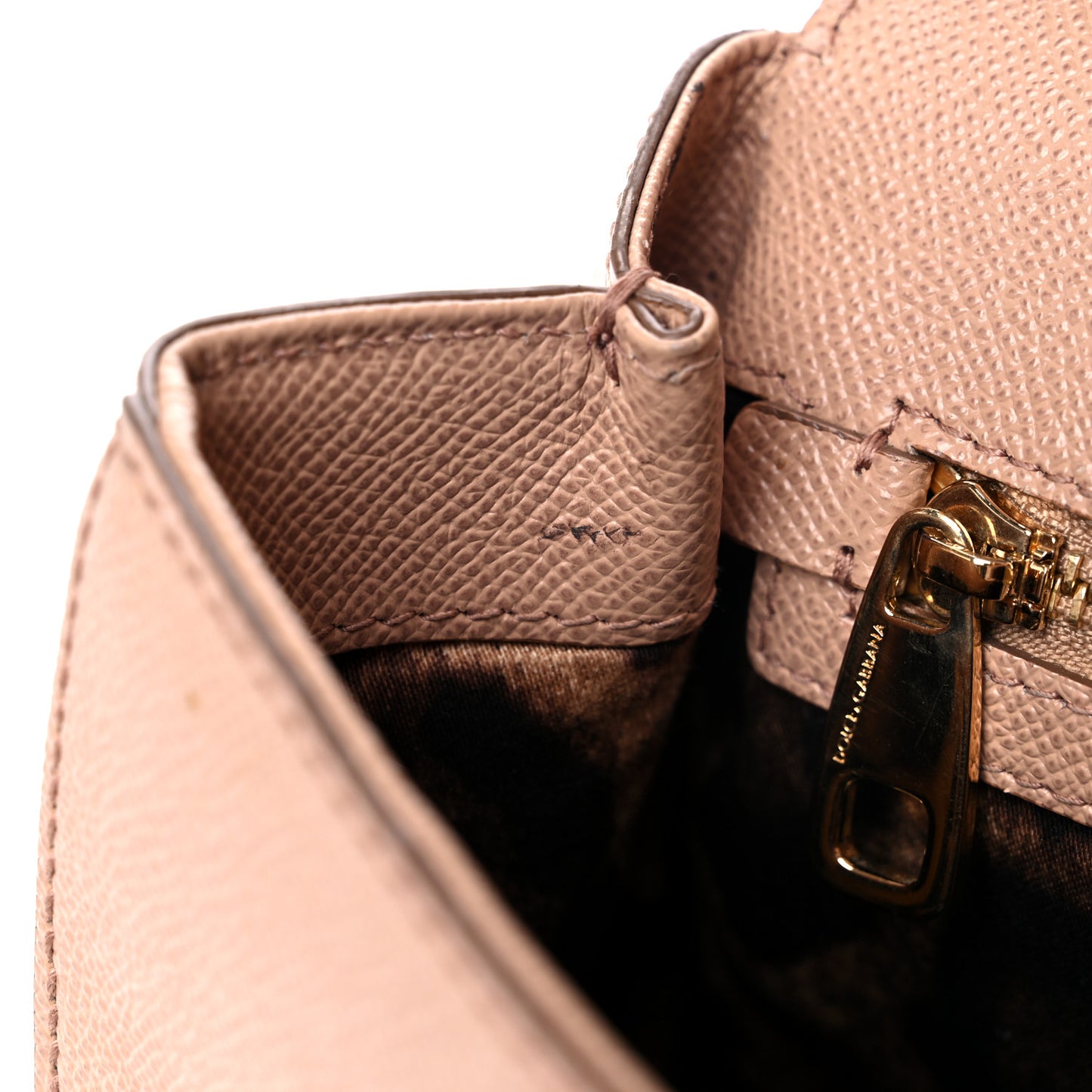 Dauphine Medium Miss Sicily Satchel Beige