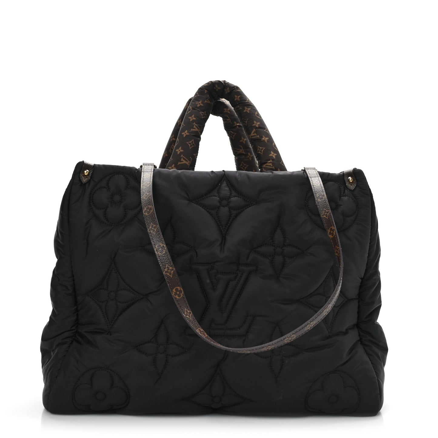 Econyl Monogram Pillow Giant Onthego GM Black