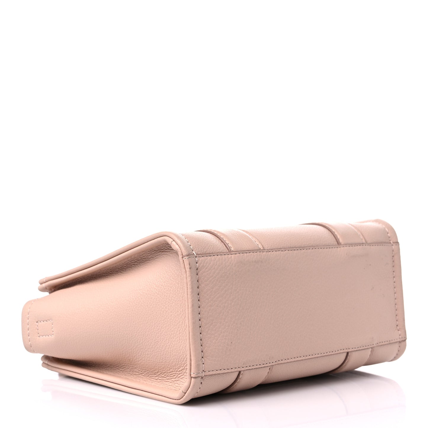 Grained Calfskin Small The Tote Bag Taupe