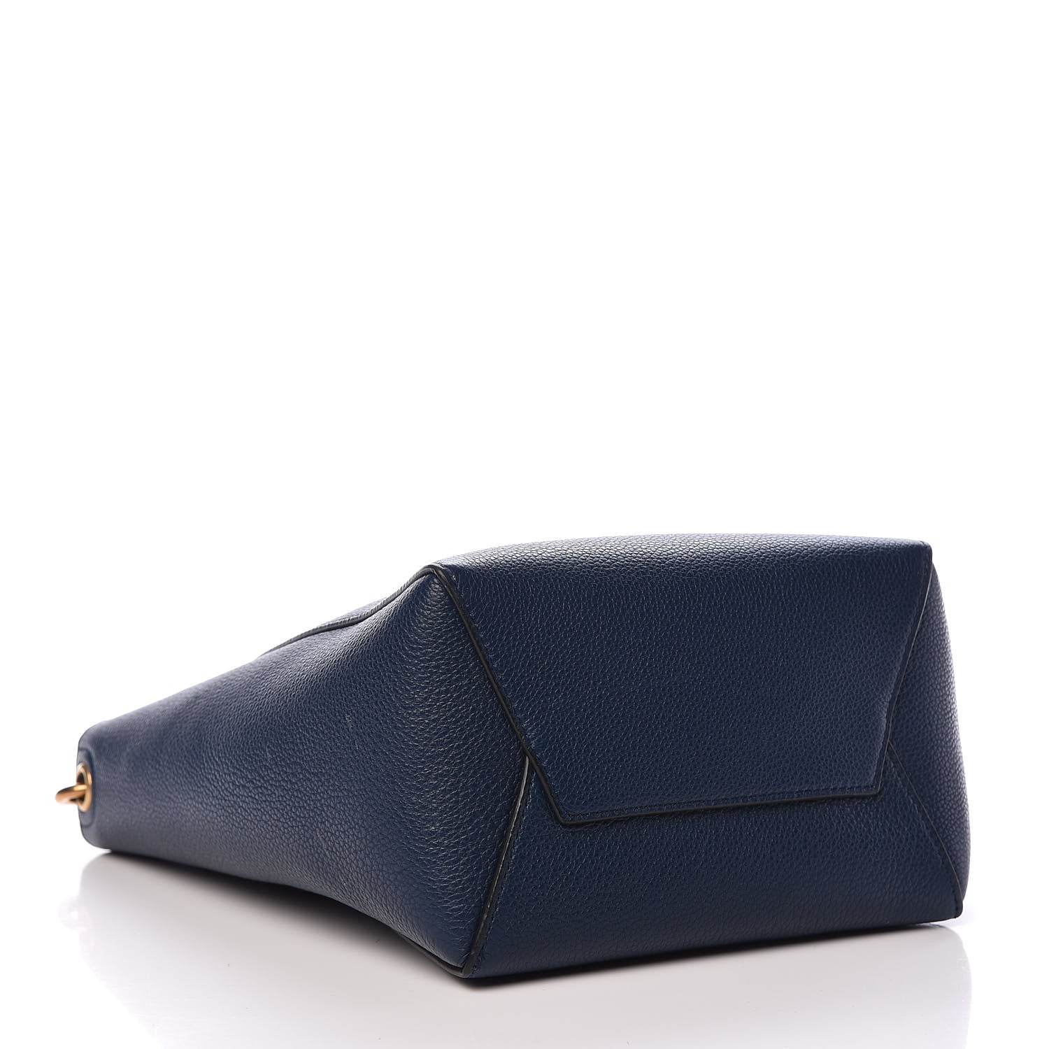 Celine Soft Grained Calfskin Small Sangle Bucket Bag Abyss Blue 4 of 11