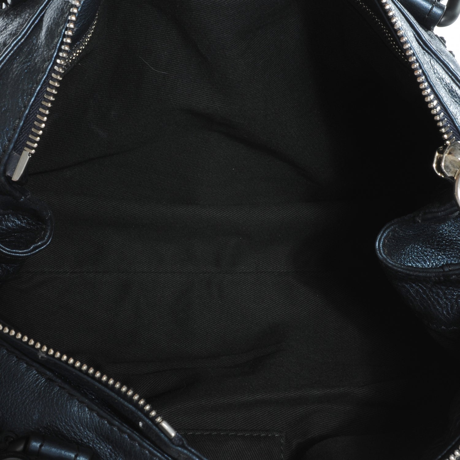 Chloe Leather Paddington Metallic Blue 9 of 10