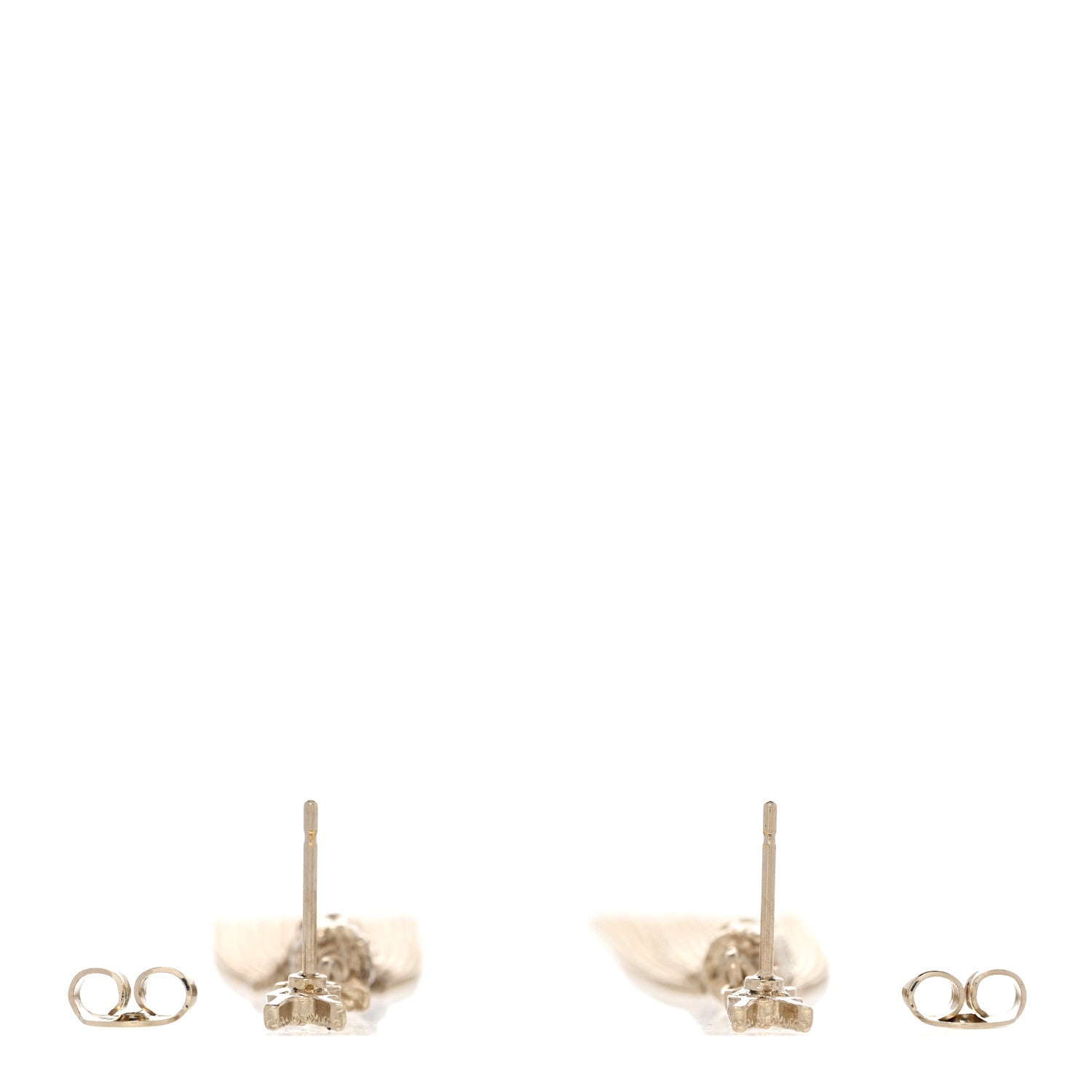 Saint Laurent Metal Monogram Loulou Tassel Earrings Gold 3 of 4