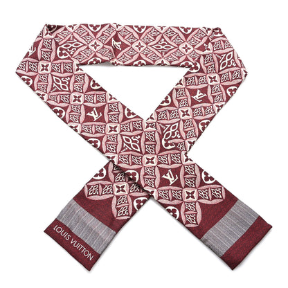 Louis Vuitton Silk Since 1854 Bandeau Bordeaux 1 of 3