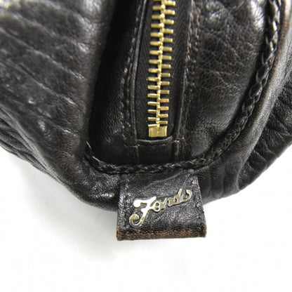 Fendi Zucca Nappa Nuvolata Vitello Tortuga Spy Bowler Tobacco Moro 10 of 13