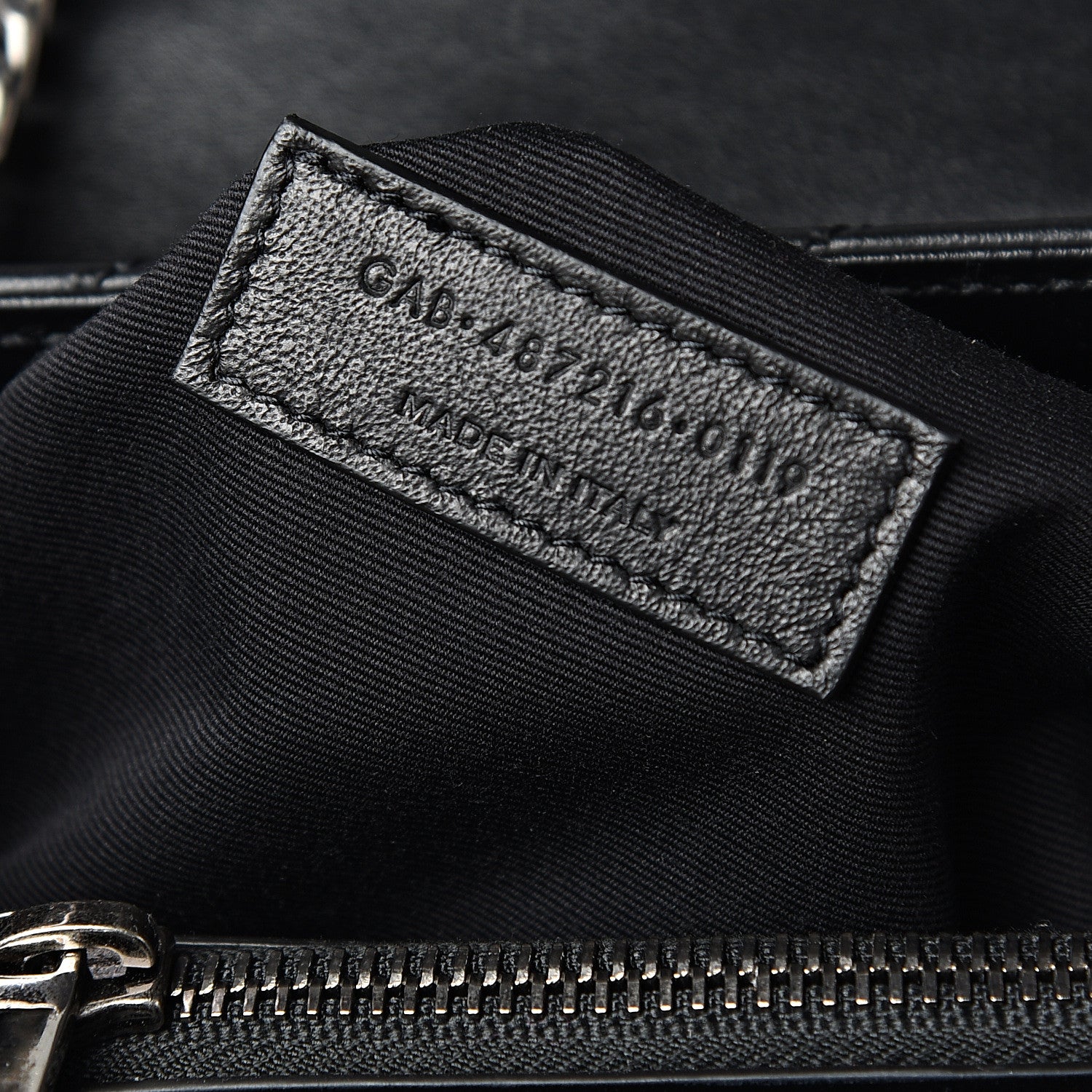 Saint Laurent Calfskin Studded Y Quilted Monogram Medium Loulou Chain Satchel Black 6 of 9