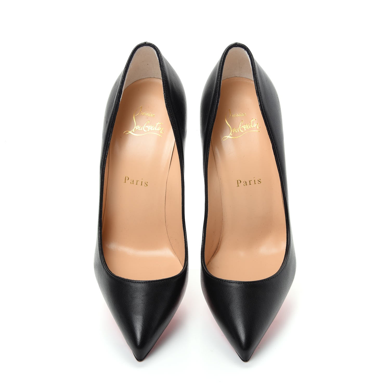 Christian Louboutin Shiny Nappa Pigalle Follies 100 Pumps 37.5 Black 5 of 9