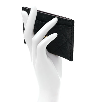 Chanel Caviar Quilted Card Holder Black 2 of 9