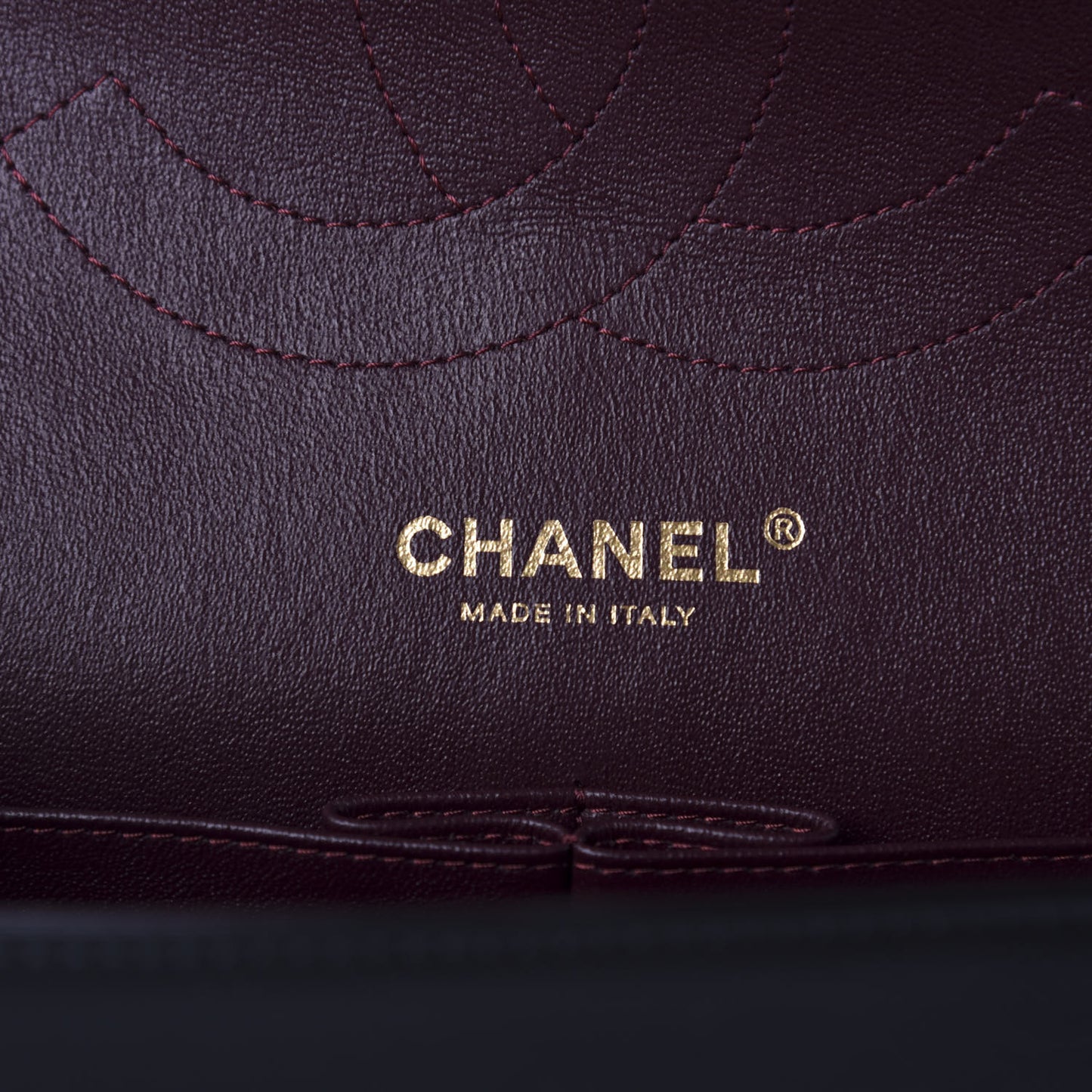 Lambskin Quilted Jumbo Double Flap Black