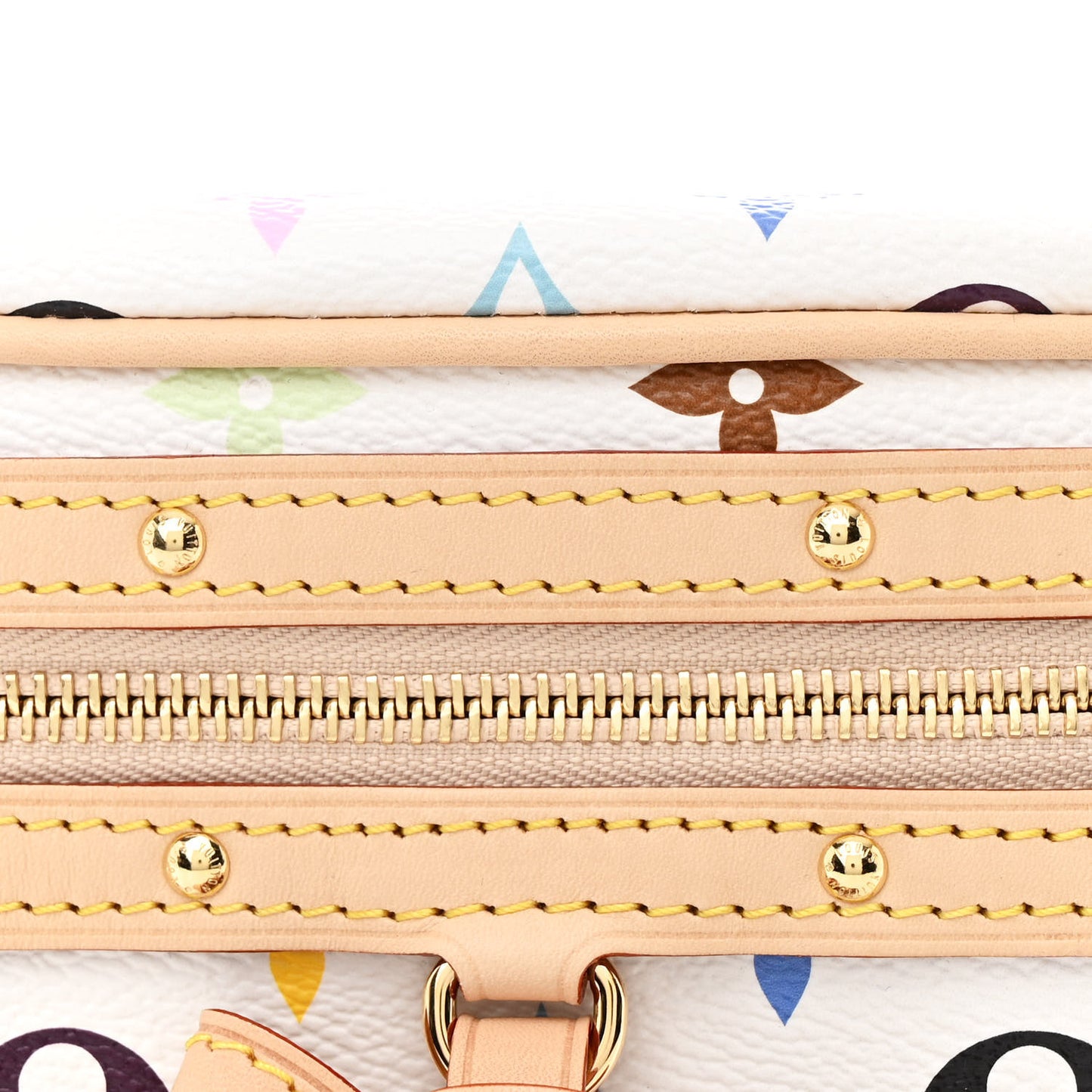 LV X TM Monogram Multicolor High Rise Bumbag White