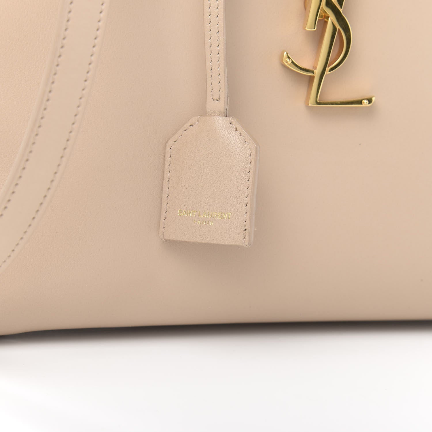 Saint Laurent Calfskin Monogram Baby Light Brown 12 of 14
