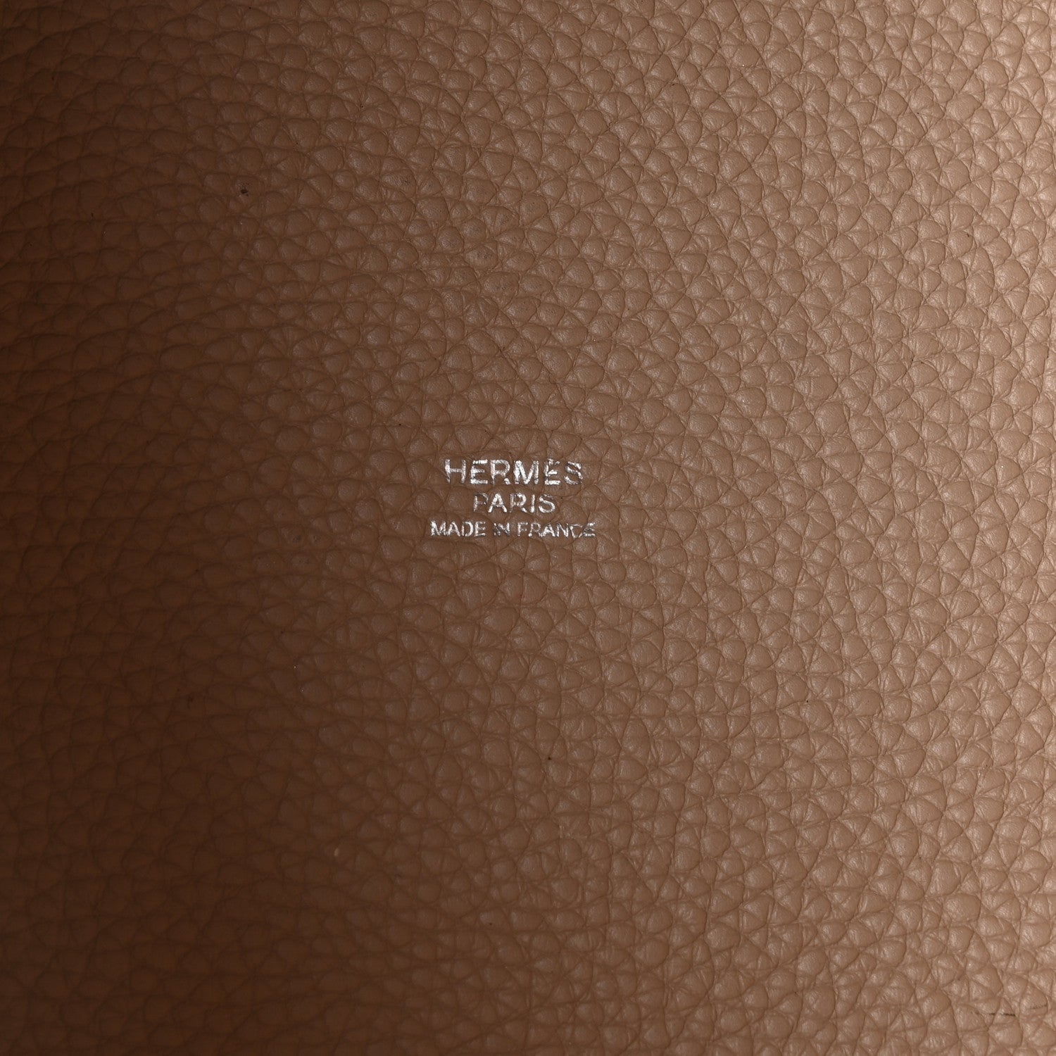 Hermes Taurillon Clemence Picotin Lock 22 MM Argile 1722157