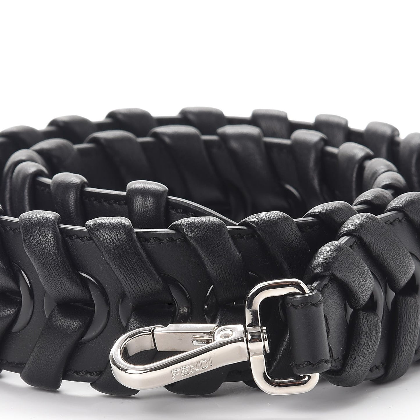 Vitello Dolce Shiny Nappa Lace Up Strap You Black