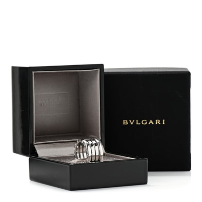 Bulgari 18K White Gold B.Zero1 Four-Band Ring 51 5.75 6 of 6