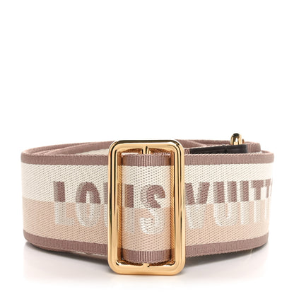 Louis Vuitton Jacquard Speedy Bandouliere 20 Shoulder Strap Beige Brown 2 of 4