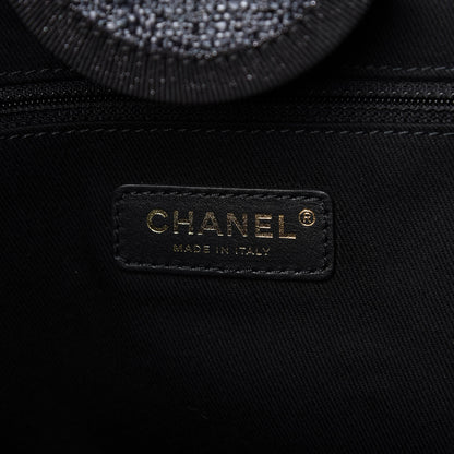 Chanel Canvas Medium Deauville Tote Charcoal 8 of 10