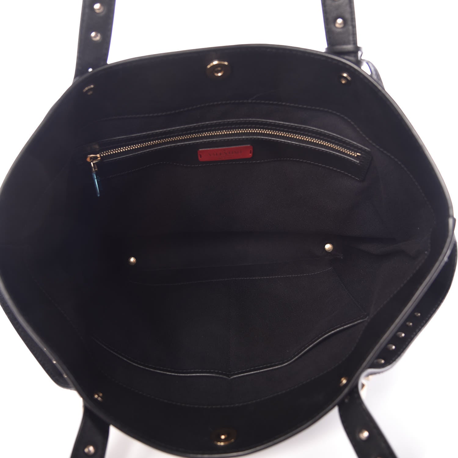 Valentino Garavani Vitello Lovestud Tote Black 5 of 15