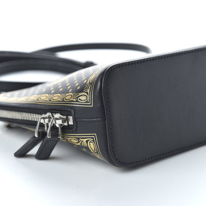 Gucci X SEGA Calfskin GUCCY Stars Mini Dome Shoulder Bag Black Gold 6 of 10