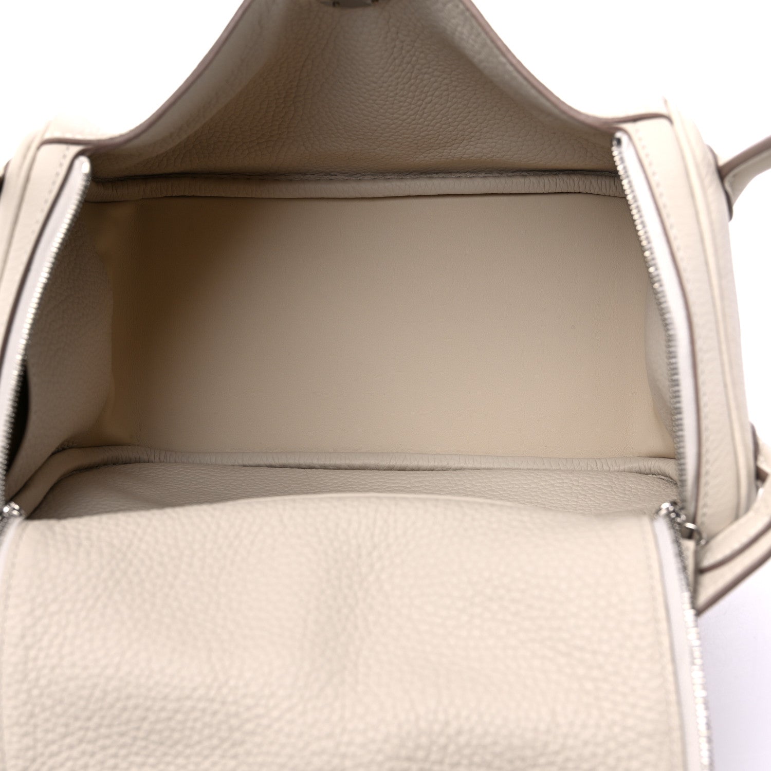 Hermes Taurillon Clemence Lindy 26 Craie 5 of 10