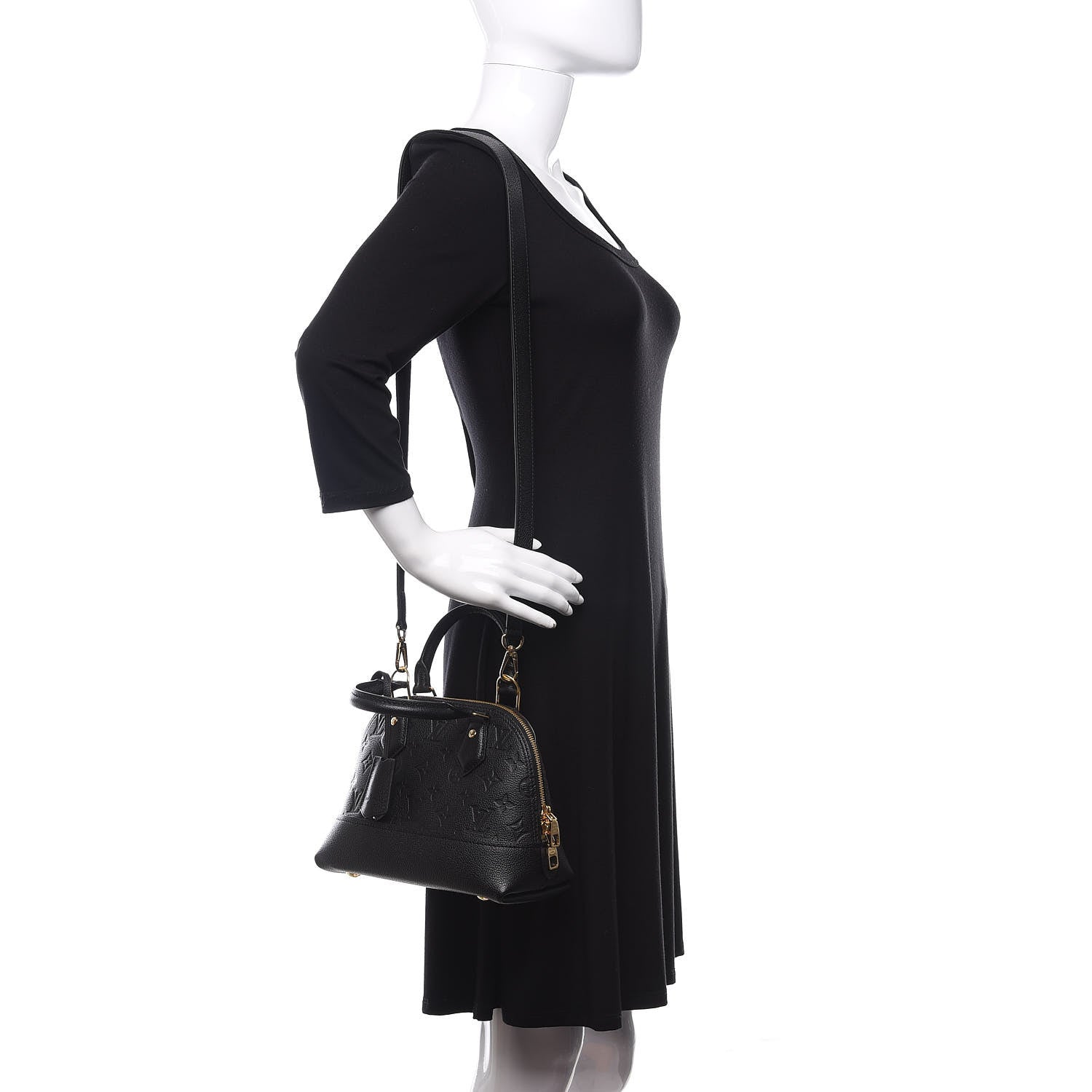 Louis Vuitton Empreinte Neo Alma BB Black 2 of 10
