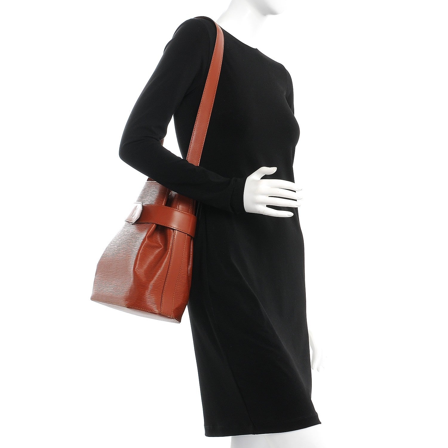 Louis Vuitton Epi Sac D'Epaule Kenyan Fawn 2 of 7