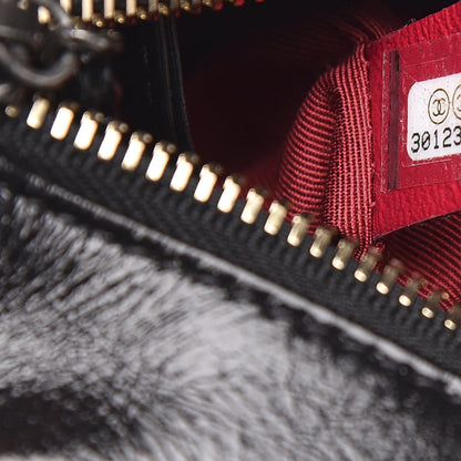 Chanel Patent Quilted Medium Gabrielle Hobo Black 7 of 9