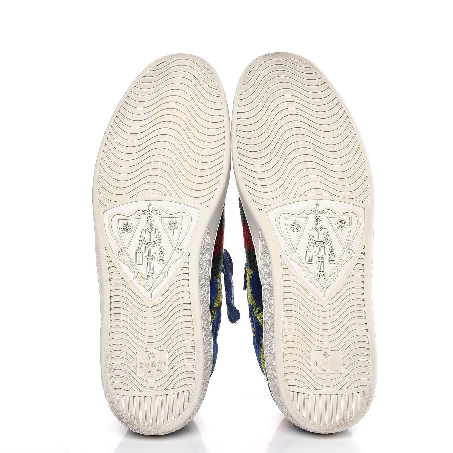 Gucci Velvet Web Dragon Embroidered Mens Ace Sneakers 10.5 Blue 7 of 10