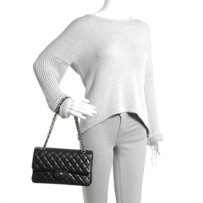 Chanel Caviar Quilted Medium Double Flap Black 2 of 6