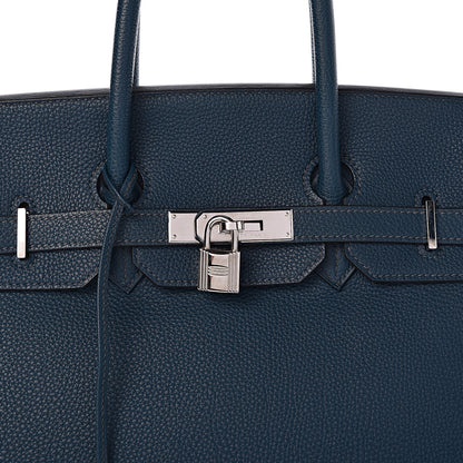 Hermes Togo Birkin 35 Bleu De Prusse 32 of 32