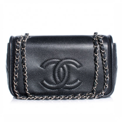 Chanel Caviar Timeless CC Flap Black 1 of 7