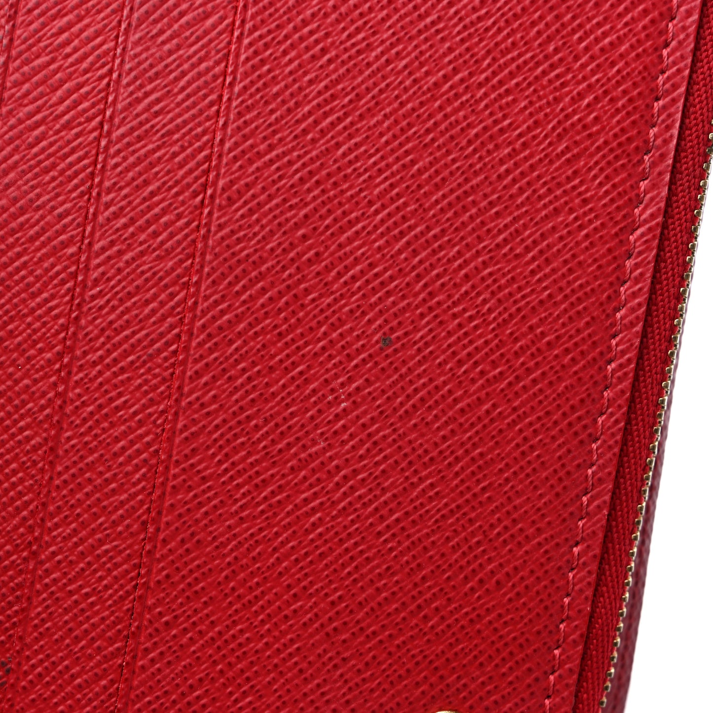 Damier Ebene Insolite Wallet Rouge