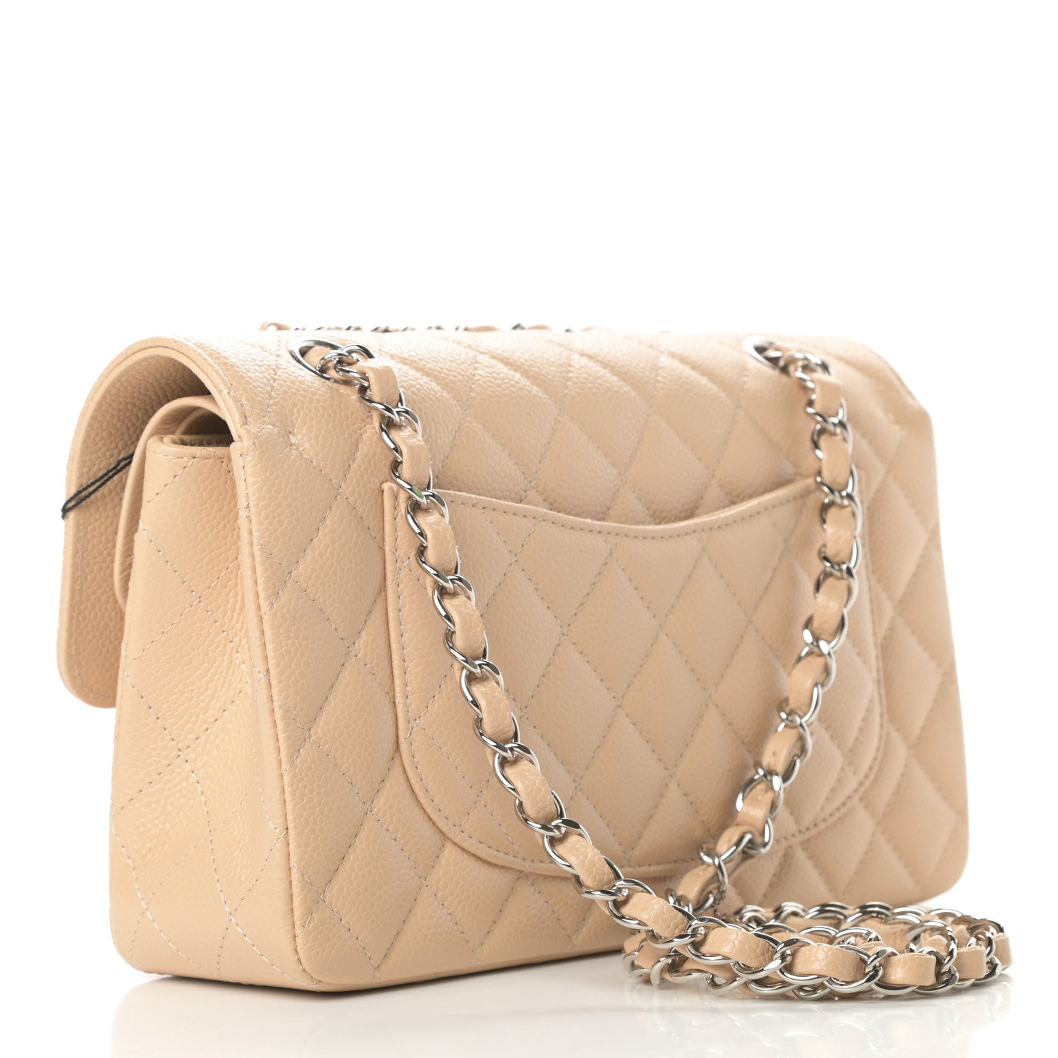 Chanel Caviar Quilted Small Double Flap Beige 3 of 11