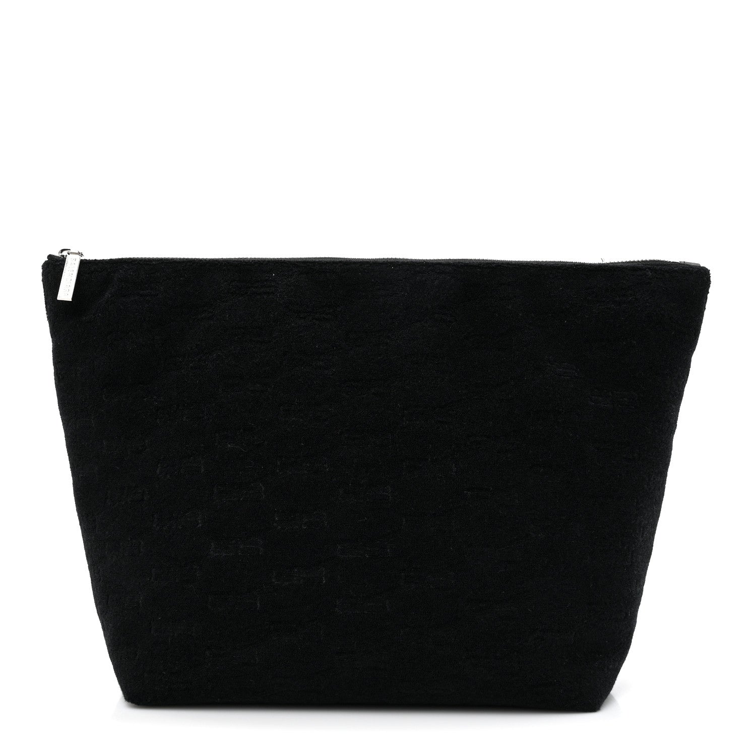 Balenciaga Sponge Fabric BB Monogram Medium Jumbo Pouch Black 1 of 6