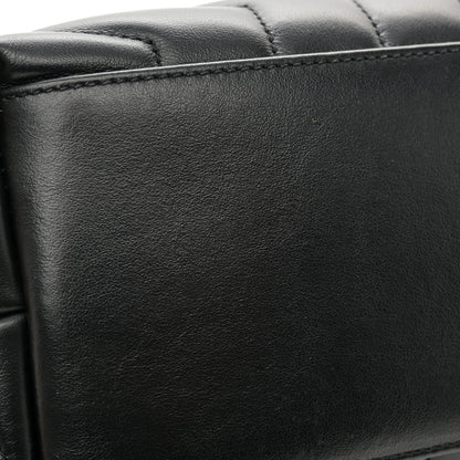 Saint Laurent Calfskin Y Quilted Monogram Medium Loulou Chain Satchel Black 12 of 13