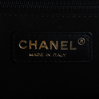 Chanel Deerskin Cerf Executive Shopper Tote Black 6 of 7