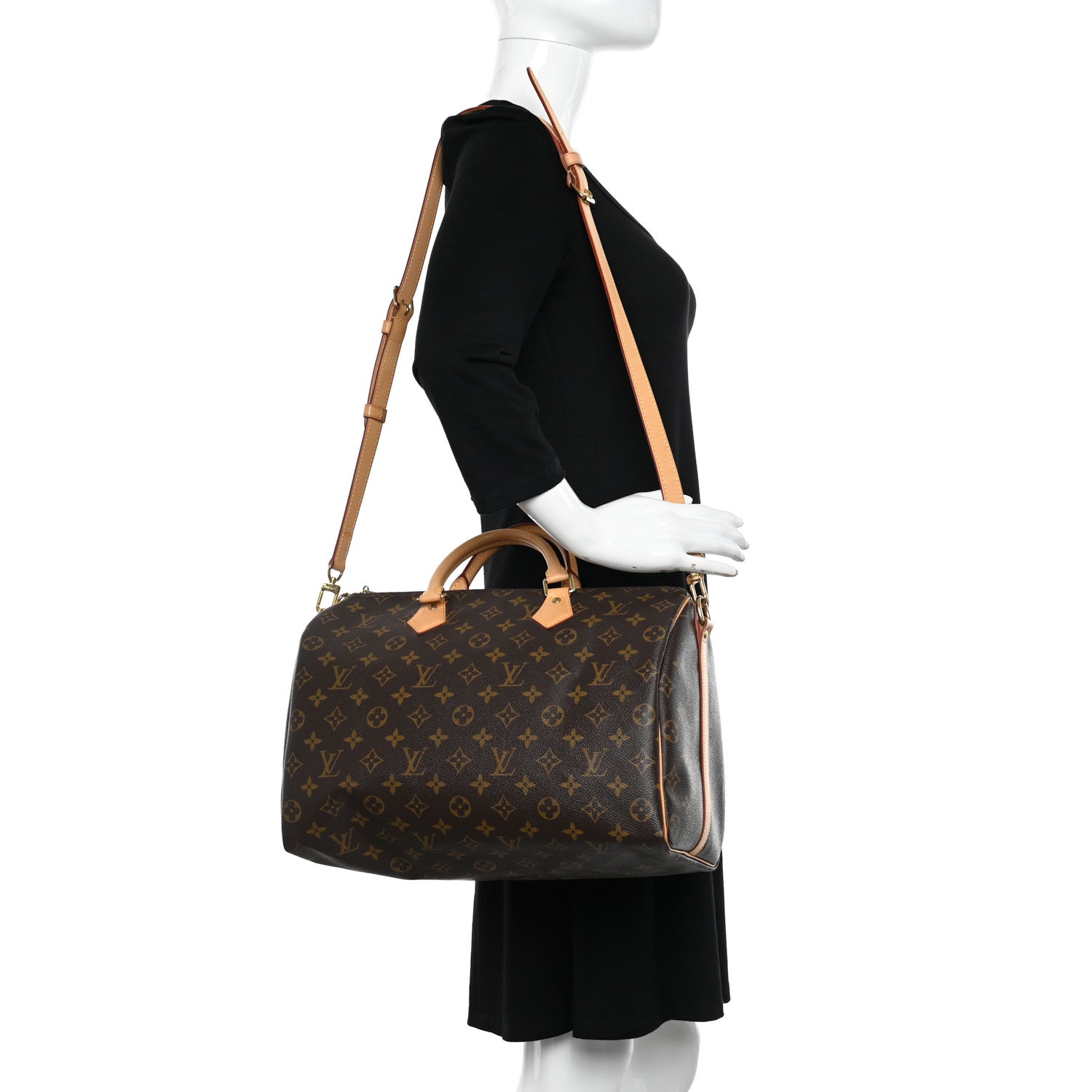 Louis Vuitton Monogram Speedy Bandouliere 35 2 of 11