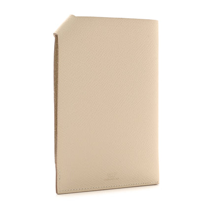 Hermes Epsom Tarmac PM Passport Holder Craie 3 of 8