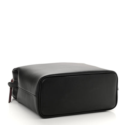 Celine Lambskin Small Soft Cube Satchel Black Burgundy 4 of 7