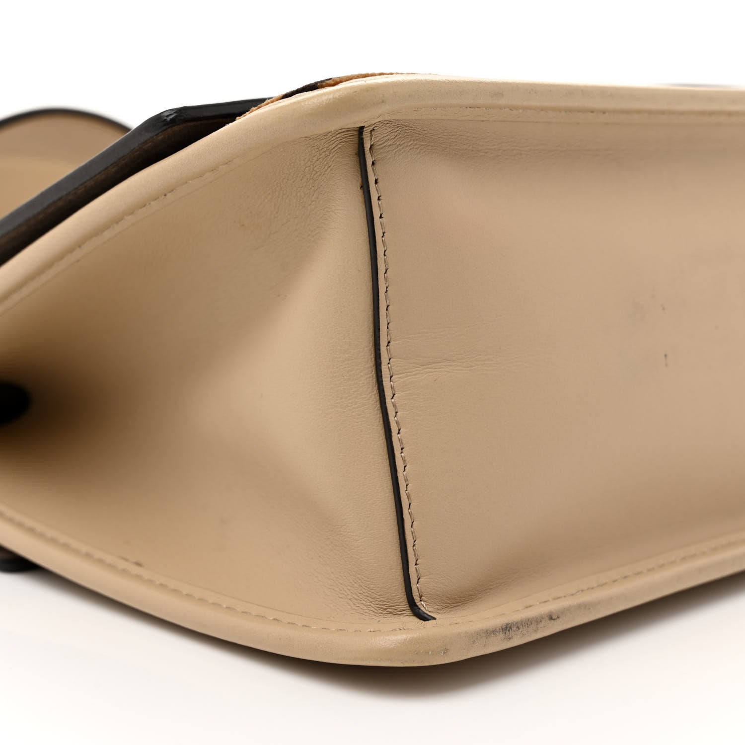 Fendi Vitello Century Velvet F is Fendi FF Kan I Shoulder Bag Tobacco Amido 9 of 14