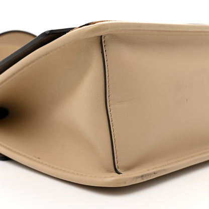 Fendi Vitello Century Velvet F is Fendi FF Kan I Shoulder Bag Tobacco Amido 9 of 14