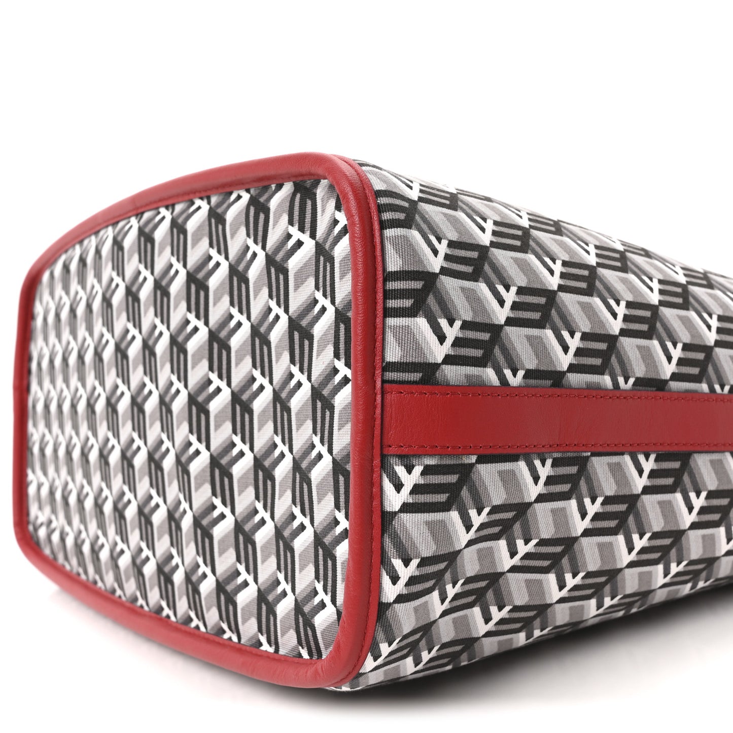 Visetos Medium Liz Reversible Shopper Tote Candy Red