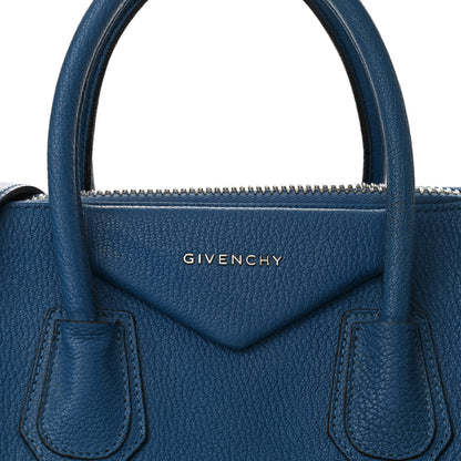 Givenchy Sugar Goatskin Medium Antigona Petrol Blue 7 of 10