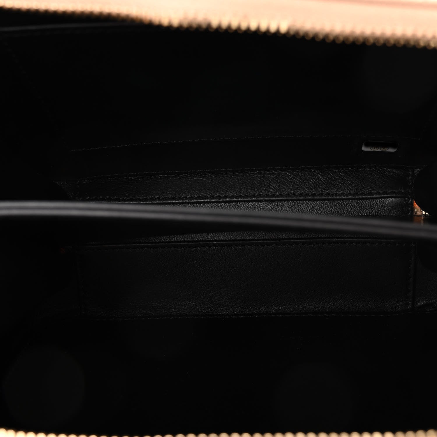 Chanel Caviar Quilted Small CC Filigree Vanity Case Beige Black 5 of 10