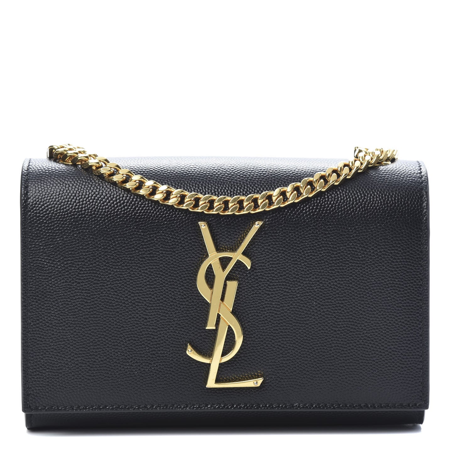 Grain De Poudre Small Monogram Kate Satchel Black