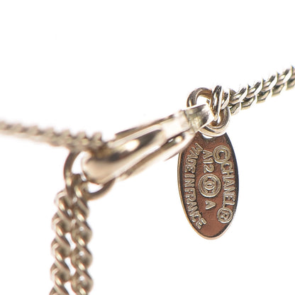 Chanel Pearl CC Pendant Necklace Gold 6 of 8